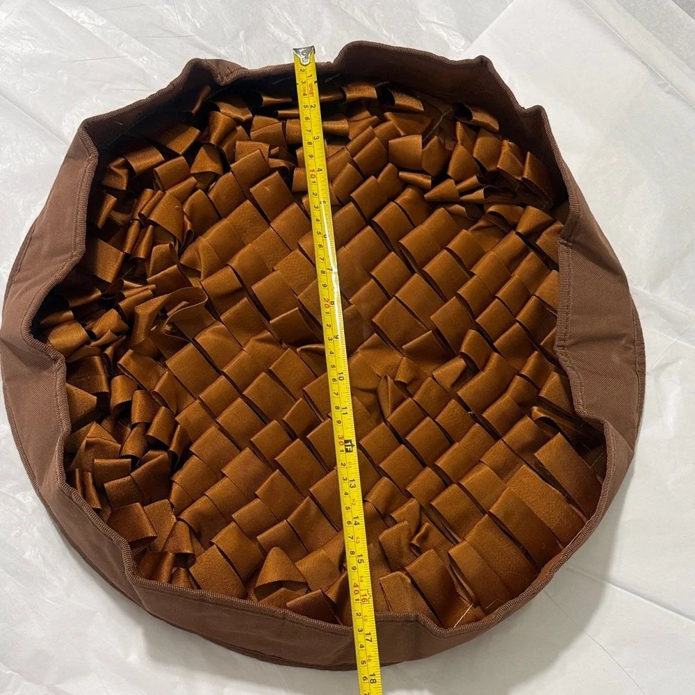 Slow Feeder Dog Bowl - Brown Snuffle Mat Bowl